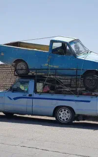 وانت مزدا بار تلفنی همرا با کارگر
