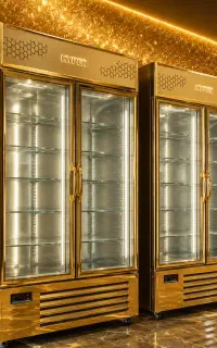 یخچال دو درب فروشگاهی / شیک و مدرن