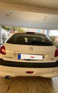 پژو ۲۰۶تیپ ۵مدل ۹۶ (معاوضه)