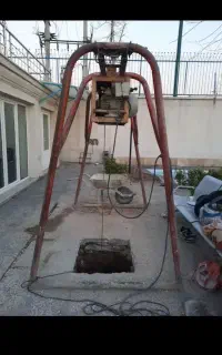 مغنی چاه کن فاظلاب مقنی مهرشهر محمدشهر