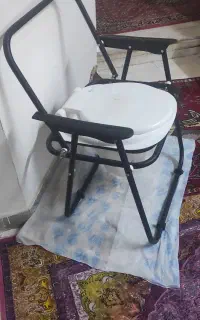 دستشویی فرنگی  نو  تاشو دسته دار