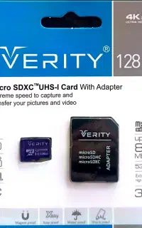 کارت حافظه MicroSD وریتی ظرفیت 128 گیگابایت