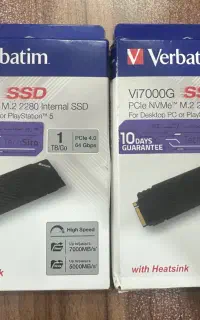 دو عدد ssd یک ترا پلی استیشن ۵