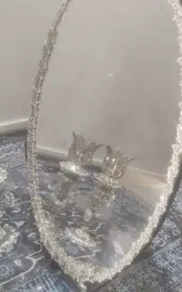 آینه شمعدان نو نو بدون استفاده و در کارتون