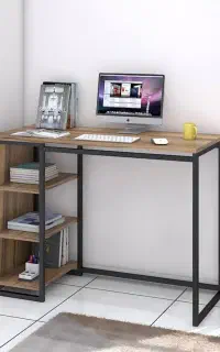 میز مطالعه فلزی چوبی مدل zg-08