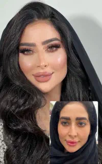 میکاپ شنیون vip عروس و همراه