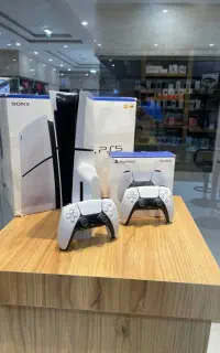 PS5 slim standard draev 2 دسته در حد اکبند کپی خور