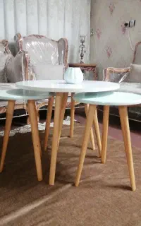 میز عسلی جلو مبلی در حد نو