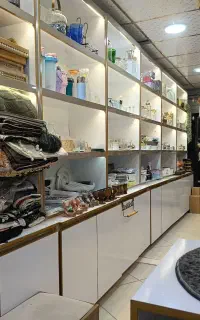 دکور mdf به همراه استند چوب و فلزی