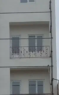 سیمانکاری سیاه وسفید. دیوارچینی