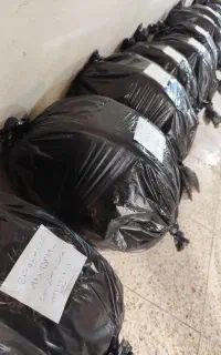 طاقه دوخت پرفراژ دار کیسه زباله