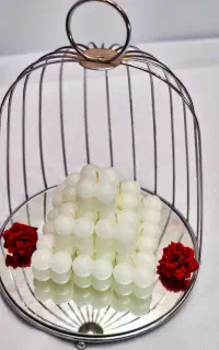 شمع گیفت عروسی و مناسبتی ، شمع فانتزی ،باکس گل