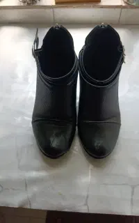 کفش چرم پاشنه بلند