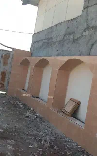 اجرای اجرنمای ساختمان، کاشی وسرامیک