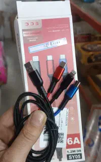 کابل شارژ سه شاخه
