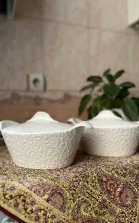 ظرف مرغ و سوپ خوری درب دار