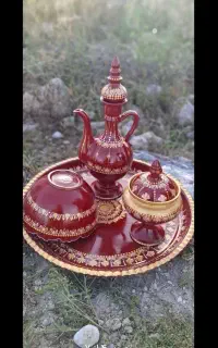 ست حنا در طرح رنگ مختلف