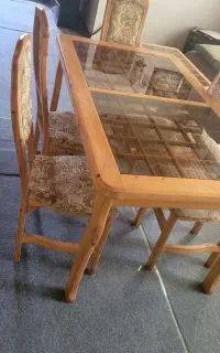 میز ناهارخوری چوبی ۶ نفره