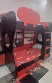 تخت دو طبقه نوجوان بدون تشک