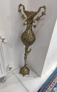 گلدان برنز بلند
