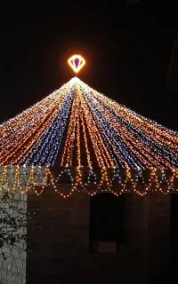 ریسه و نور پردازی رنگین کمان