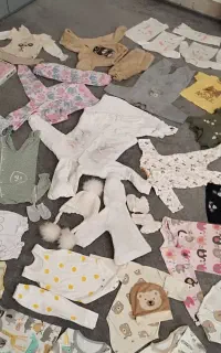 لباس نوزادی سایز ۱تا۴.صفر تا ۹ ماهگی
