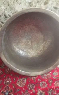 پاتیل مسی با درب(سینی) روحی