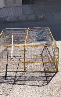 قفس توری .برای جوجه بازی.تمام میلگرد