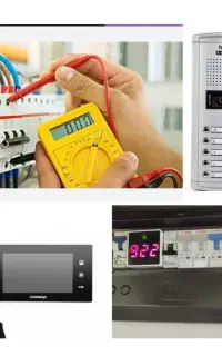 برق کار.اتصالی.نصب تعمیر آیفون تصویری.موتور برق