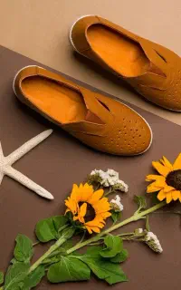 کفش طبی روزمره زنانه چرمی کفش شتاب