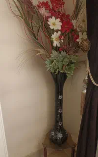 فروش گلدان ایستاده همراه با گل