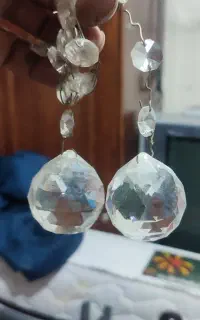 لوازم لوستر بلوری ۲۵۰عدد بزرگ و کوچک