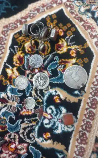 انگشتر وسکه قدیمی