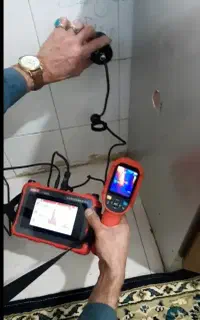 لوله کشی نم یاب نشت یابی نشتیابی رفع نشتی کل اهواز