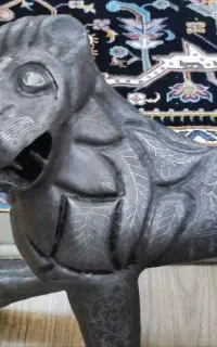 شیر علامت طلا کوب قدیمی