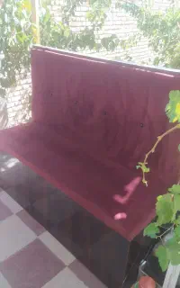 دو عدد صندلی 3 نفره تمام ام دی اف/ صندلی ساندویچی