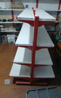 قفسه دو طرفه وسط مغازه