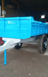 تریلی دو چرخ لاستیک اتوبوسی ۶تن تراکتوری