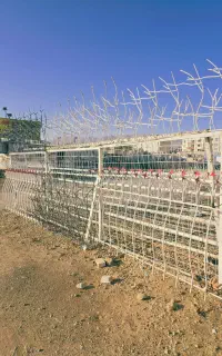 حفاظ نرده دزدگیر با کیفیت بهترین جوش و رنگ