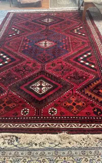 فرش قشقایی نو دو نیم در سه متر ونیم