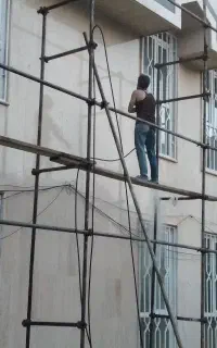 عایق رطوبتی پیچ ورولپلاک داربست شستشو نما