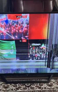 ال ای دی ۵۵ پنل شکسته خراب سونی 55W650D