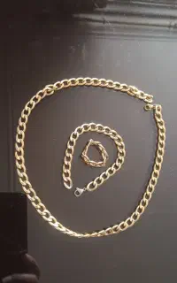 ست زنجیر استیل رنگ ثابت