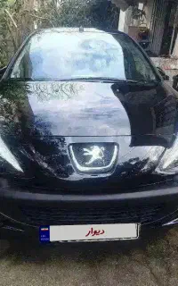 پژو ۲۰۷ سقف فلز TU5 مشکی استاندارد۸۵ گانه