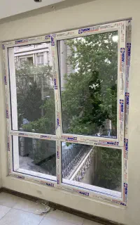 پنجره دوجداره upvc و آلومینیوم ترمال‌بریک