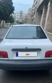 پراید ۹۱ سفید تک هیدرولیک