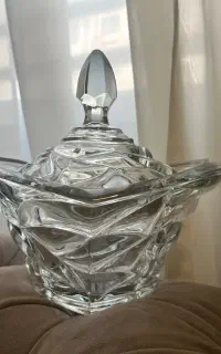 شکلات خوری کریستا کاملا نو با جعبه