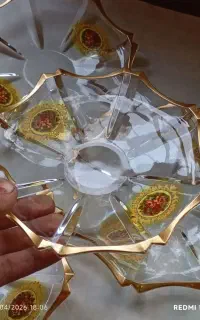 پیش دستی سیسیلی گل رز طلا
