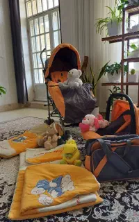 سرویس کامل کودک همراه با قالی اتاق کودک