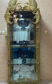 بوفه و ساعت ایستاده برنز